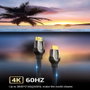 Vention Cable HDMI 2.0 4K 75cm Negro Trenzado VAA-B05-B075